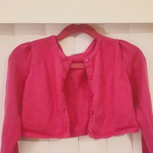 Pink Little Girl Cardigan